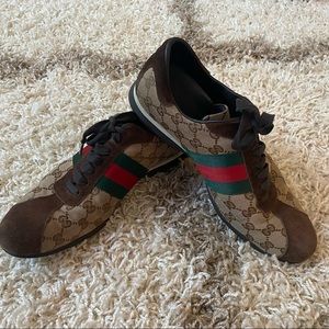 GUCCI Mens Monogram Sneakers